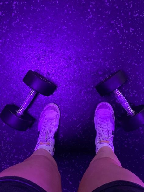 Gym Mood Board Aesthetic, Purple Sports Aesthetic, Workout Purple Aesthetic, Lavender Gym Aesthetic, Gym Purple Aesthetic, Purple Fitness Aesthetic, Purple Vision Board Ideas, Vision Board Purple Aesthetic, Purple Workout Aesthetic