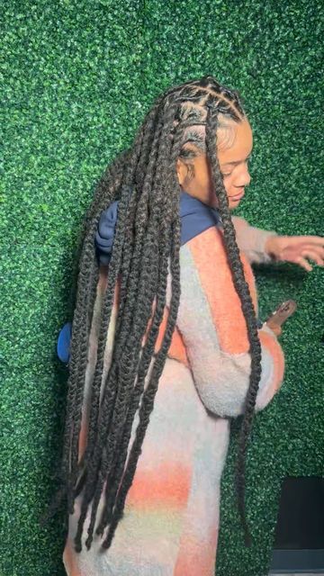 Extended Braids On Locs, Loc Styles With Extensions, Long Loc Extensions, Extended Loc Styles Over Locs, Loc Birthday Hairstyles, Loc Plaits Styles, Boho Braids Over Locs, Short Loc Extensions, Extended Loc Ponytail