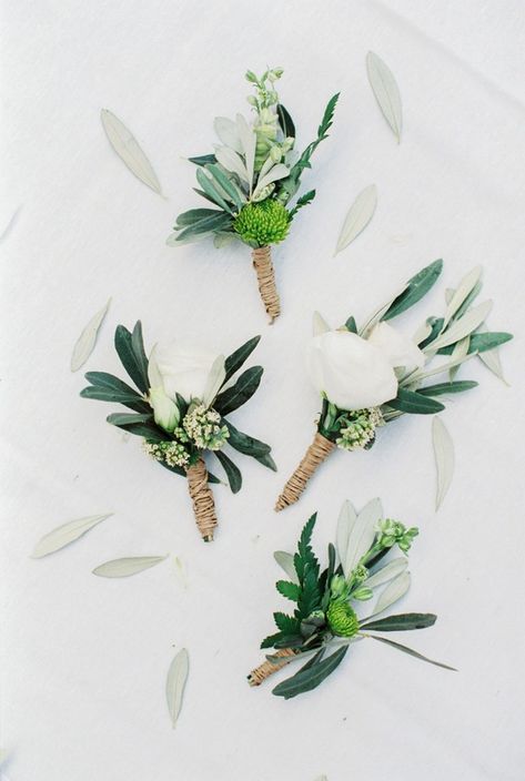 Greek Elements, Greek Wedding Theme, Greek Wedding Traditions, Olive Decor, Simple Boutonniere, Greek Flowers, Greek Culture, When I Get Married, Greece Wedding