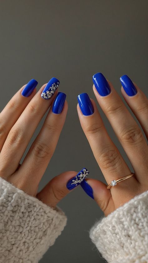 Refresh your nail game with these stunning blue nail designs in various shades including navy light blue dark blue and royal blue Get inspired with trendy art designs for summer 2024 Explore new ideas for your manicure and nail art with these stylish and creative designs Blue Nail Ideas, Royal Blue Nails, Trendy Nail Designs, Navy Blue Nails, Blue Polish, Blue Nail Polish, Deep Navy Blue, Blue Nail Designs, Blue Nail