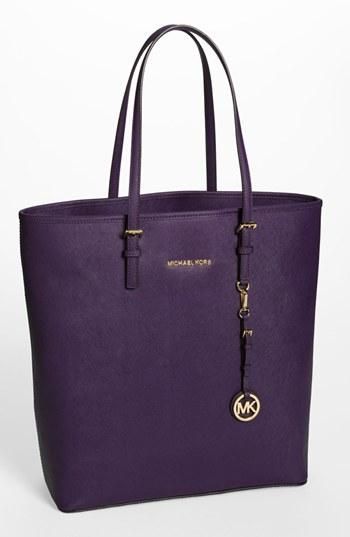 Michael Kors Selma, All Things Purple, Purple Violet, Fashion Color, Girl Stuff, Girls Dream, Fashion Lookbook, Leather Purse, Fun Bags