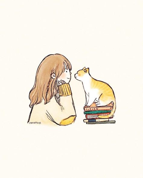 Study hard and love your pet!💁🏼‍♀️🐈💕📚 ⠀⠀⠀⠀⠀⠀⠀⠀⠀ ⠀⠀⠀⠀⠀⠀⠀⠀⠀ ⠀⠀⠀⠀⠀⠀⠀⠀⠀ ⠀⠀⠀⠀⠀⠀⠀⠀⠀ ⠀⠀⠀⠀⠀⠀⠀⠀⠀ ⠀⠀⠀⠀⠀⠀⠀⠀⠀ ⠀⠀⠀⠀⠀⠀⠀⠀⠀ 🎨 @roniatto ⠀⠀⠀⠀⠀⠀⠀⠀⠀ ⠀⠀⠀⠀⠀⠀⠀⠀⠀… Cute Cat Sketch, Cats Art Drawing, Illustration Mignonne, Kawaii Pens, Cute Illustrations, Art Mignon, Cat Sketch, Cute Sketches, Image Chat