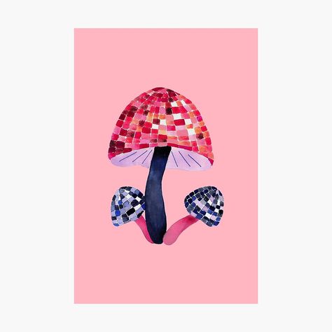 Get my art printed on awesome products. Support me at Redbubble #RBandME: https://www.redbubble.com/i/photographic-print/Disco-Ball-Mushroom-Watercolor-by-papierquarell/142827108.6Q0TX?asc=u Mushroom Disco Ball, Disco Ball Drawing, Mushroom Watercolor, Ball Drawing, Inspiration Painting, Diy Canvas Art Painting, Art Inspiration Painting, Diy Canvas Art, Diy Canvas