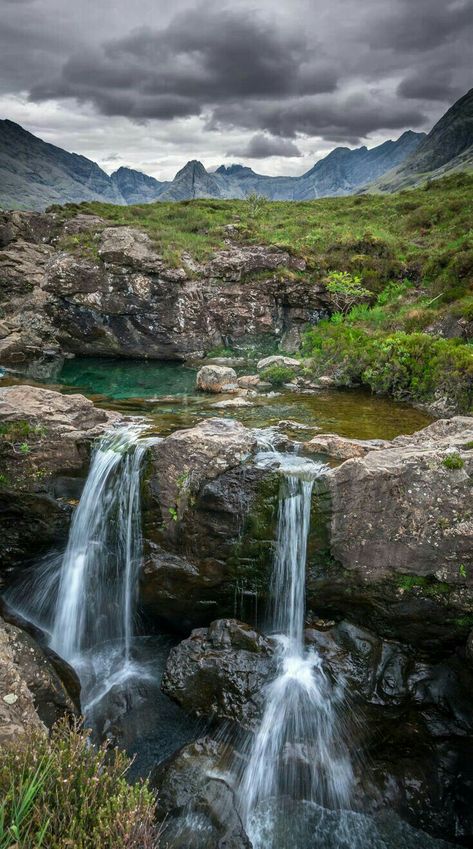 Fairy Pools, Location Inspiration, Weird Images, Adventure Aesthetic, Landscape Drawings, Beautiful Places Nature, Beautiful Waterfalls, The Fairy, Beautiful Places To Travel