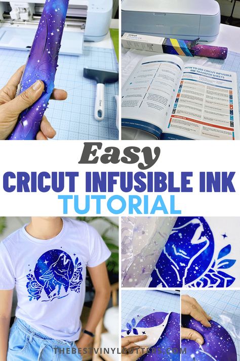 Ink Tutorial, Tshirt Printing Business, Cricut Projects Easy, Infusible Ink Transfer Sheets, Cricut Inspiration, Cricut Help, How To Use Cricut, Cricut Supplies, Cricut Explore Projects