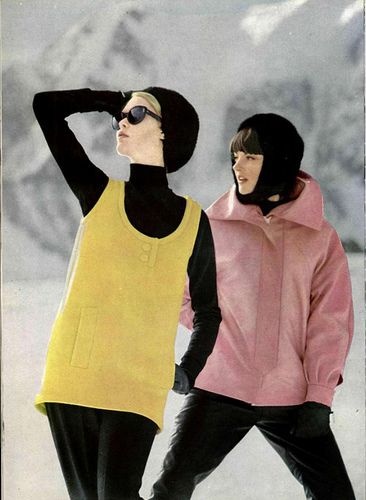 60s Ski Fashion, Ski Chic, Groovy Fashion, Ski Vintage, Apres Ski Party, Fashion Decades, Decades Of Fashion, 60s 70s Fashion, Fashion 70s