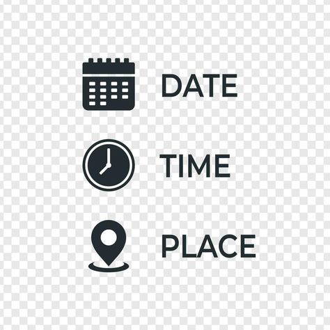 Date Icon Png, Time Icon Png, Date Icon, Church Media Design, Time Icon, Motion Design Video, Logo Design Art, Cityscape Photos, Logo Banners