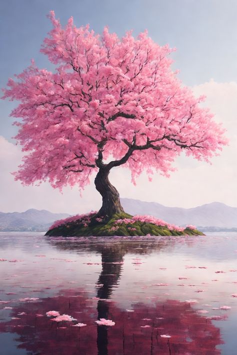 Buying intricate Sakura cherry blossoms canvas prints can offer a range of benefits for art lovers and homeowners looking to enhance their living spaces. Nature Cherry Blossom, Cherry Blossom Fantasy Art, Cherry Blossom Digital Art, Cherry Blossom Artwork, Cherry Blossom Wallpaper Aesthetic, Japanese Blossom Tree, Sakura Tree Art, Cherry Blossoms Tree, Cherry Blossom Tree Painting