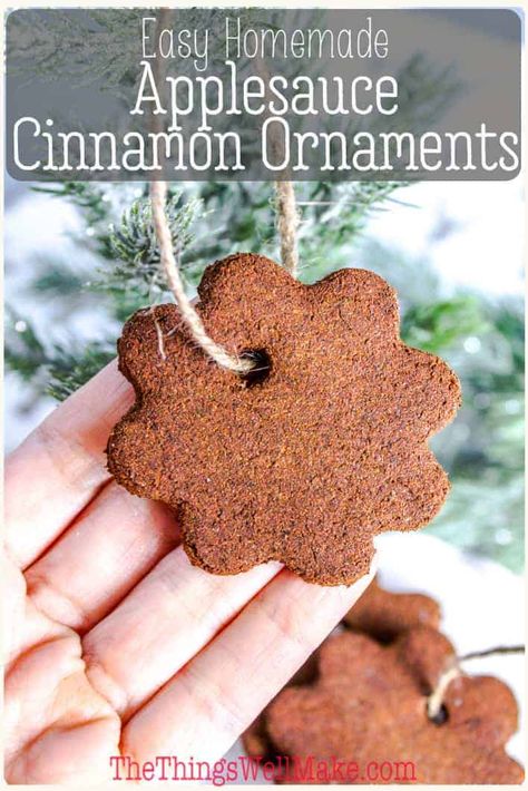 With a lovely scent and a rustic charm, cinnamon ornaments are easy and fun to make. They're a beautiful craft to make alone or with kids. Start a new holiday tradition and make some today! #christmascrafts #homemadeornaments #thethingswellmake #miy #naturaldiy #naturalcrafts Homemade Cinnamon Ornaments, Yule Crafts, Diy Cinnamon, Museum Ideas, Cinnamon Ornaments, Ornaments Homemade, Homemade Applesauce, Food Ornaments, Homemade Ornaments