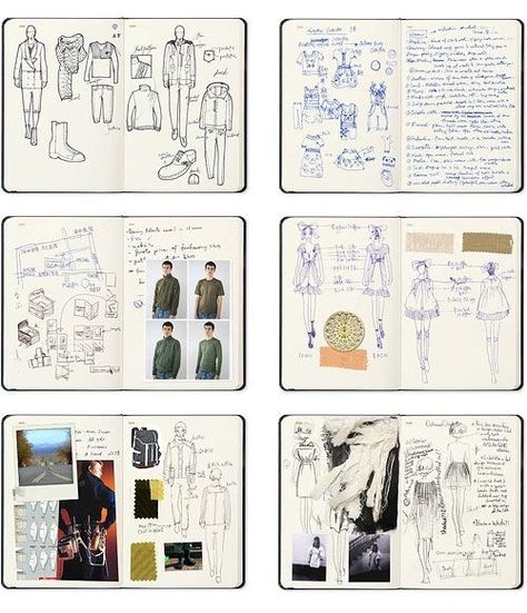 Designer Research Sketchbook, Fashion Sketches Book, Research Pages Fashion, Fashion Student Sketchbook, Process Book Fashion, Sketchbook Fashion Ideas, Fashion Research Book, Fashion Design Notes, Fashion Sketchbook Pages