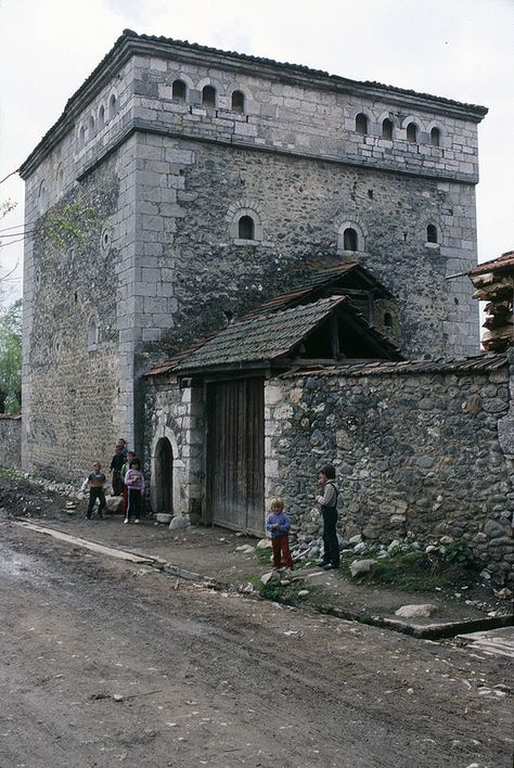 Traditional Kula Dwelling   Istinić, Kosovo Serbian Architecture, Gothic Statue, Family Compound, Republic Of Macedonia, Albanian Culture, Gothic Buildings, Traditional Houses, Vernacular Architecture, Visit Europe