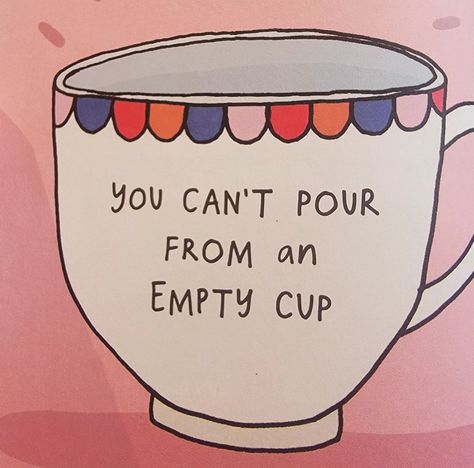 You can't pour from an empty cup...What does this mean for you? How do you fill your own cup? How do others fill or drain your cup? #selfcare #sellove #fillyourcup #peoplepleaser #enneagram9 #peacekeeper Fill Your Own Cup, Enneagram 9, Empty Cup, People Pleaser, Tattoo Inspo, Drain, Self Care, Indiana, Coffee Shop