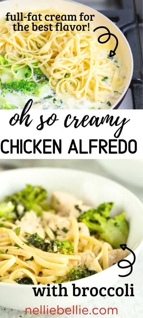 Chicken Broccoli Fettucini Alfredo, Broccoli Fettucini Alfredo, Chicken Brocolli Alfredo, Chicken Broccoli Fettuccine, Chicken Broccoli Fettuccine Alfredo, Fettucini Alfredo Chicken, Easy Chicken Alfredo Recipe, Fettucini Alfredo Recipe, Chicken And Broccoli Alfredo