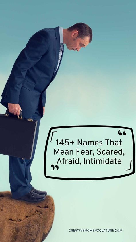 145+ Names That Mean Fear, Scared, Afraid, Intimidate Boy Names Meaning, Welsh Names, Scottish Names, Names Meaning, Middle Names For Girls, German Names, Fear And Trembling, Spanish Names, Dark Warrior