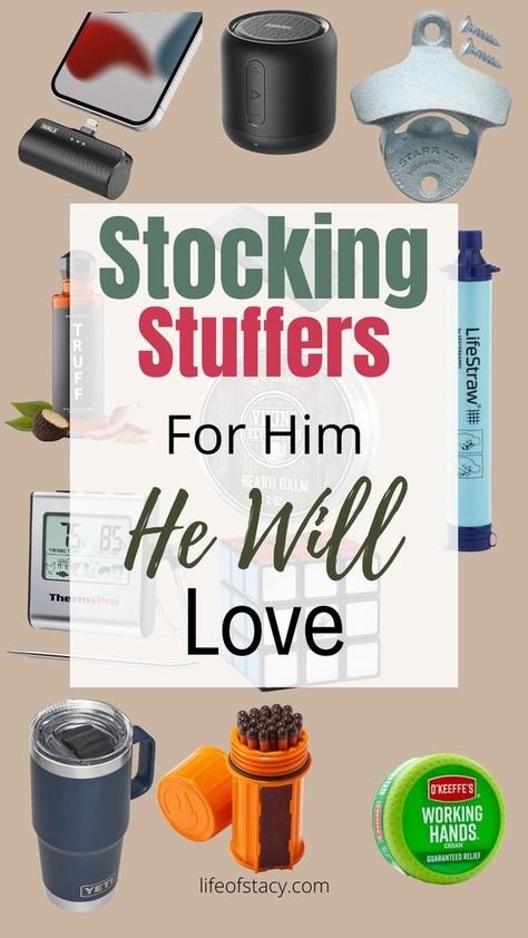 Best Stocking Stuffers For Men, Sticking Stuffers, Boyfriend Stocking Stuffers, Men In Stockings, Romantic Gifts For Boyfriend, Stocking Stuffers For Adults, Diy Stocking Stuffers, Christmas Stocking Gifts, Unique Stocking Stuffers