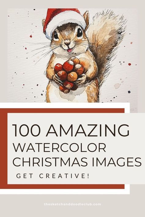 Get creative with your holiday greetings with these watercolor Christmas card ideas! Easy and fun to create, these simple paintings and illustrations are perfect for handmade cards. Add a personal touch to your Xmas cards with these beautiful Christmas art ideas! Easy Watercolour Christmas Paintings, Watercolor Christmas Wreath On Door, Watercolor Xmas Cards Simple, Holiday Cards Handmade Watercolor, Ink And Wash Christmas Cards, Watercolour Christmas Card Easy, Xmas Cards Watercolour, Christmas Handmade Cards Ideas Easy Diy, Simple Watercolour Christmas Card Ideas