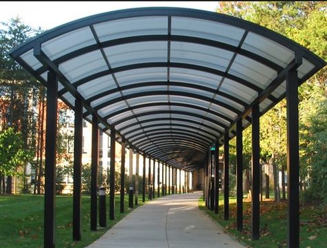 Walkway Covering From Building to Building, Covered Walkway Canopy, Walkway Covers for Schools: Manufacturers of Walkway Awnings, Walkways, Walkway Sheds, Domestic Walkway Canopies,Covered Walkway Covered Walkway Architecture, Translucent Wall, Outdoor Walkway, Covered Walkway, Custom Canopy, Cladding Systems, Dream Yard, Canopy Design, Canopy Cover