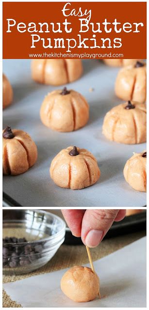 Easy Fall Snacks, Fall Treats Recipes, Pumpkin Truffles, Easy Halloween Party Food, Snacks Easy, Peanut Butter Pumpkin, Fall Snacks, Halloween Treats Easy, Snacks Healthy