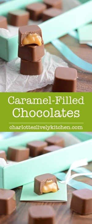 Caramel Filled Chocolates, Candy Molds Recipes, Chocolate Molds Recipe, Homemade Chocolate Candy, Filled Chocolates, Chocolate Candy Recipes, Chocolate Recipes Homemade, Recipes Around The World, How To Make Caramel