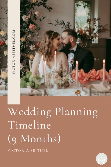 What if you are having a shorter engagement, or you want to take advantage of ‘last minute’ availability deals for 2023? Here's a timeline for you for a 9 month engagement! Quick Engagement Timeline, 9 Months Wedding Timeline, How To Plan A Wedding In 9 Months, 9 Month Engagement Timeline, Plan A Wedding In 9 Months, Wedding Planning Timeline 9 Months, Short Engagement Timeline, 9 Month Wedding Planning Timeline, Engagement Timeline