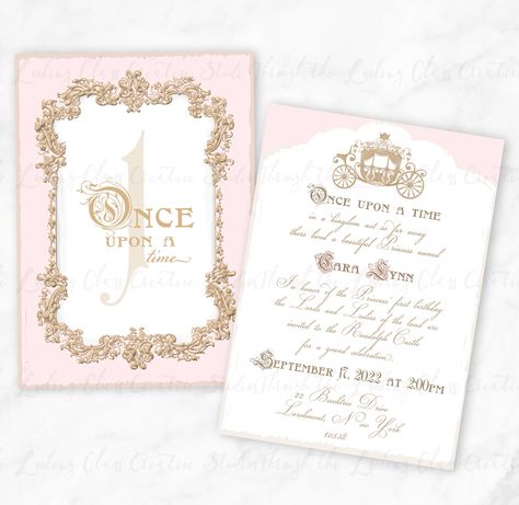 Once Upon A Time First Birthday Invitations, Once Upon A Time 1st Birthday Theme, Once Upon A Time Baby Shower Invitations, Once Upon A Time Birthday Invitations, Once Upon A Time 1st Birthday, Once Upon A Time Birthday Party Theme Decoration, Once Upon A Time Baby Shower Theme Girl, Once Upon A Time Invitations, Princess One Year Birthday Party