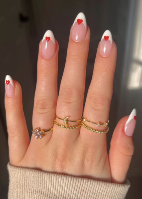 French Tip Gel Nails, Hello Nails, Nail Designs Valentines, Summery Nails, French Tip Acrylic Nails, Casual Nails, Cute Gel Nails, Soft Nails, Nagel Inspo