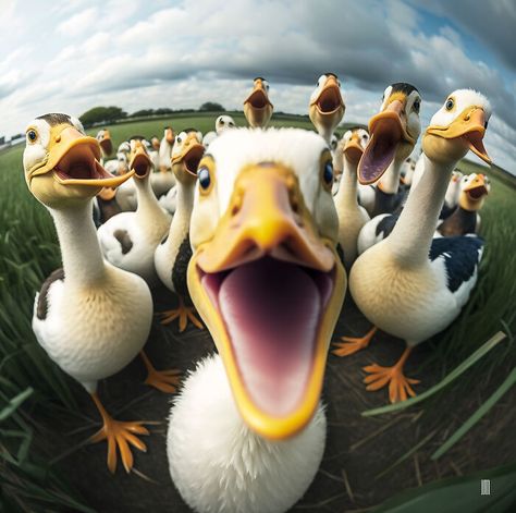 Duck Family Family Group Chat Profile Pictures, Duck Selfie, Profile Group, Animal Selfie, Animal Selfies, Group Wallpaper, Duck Family, Funny Selfies, Animal Print Wallpaper