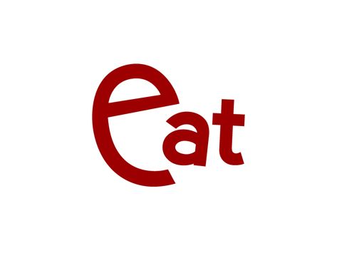 #Eat #verbicon by Samadara Ginige Mouth Logo Design, Mouth Eating, Word As Image, Mouth Logo, Clever Logo Design, Logo Design Company, Typographic Logo Design, Inspiration Logo Design, Logo Design Inspiration Creative