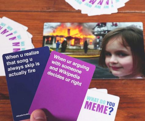 Make memes truly social by sharing them with friends and family in the real world with this “What Do You Meme” card game. The judge selects a… Gifts For Programmers, What Do You Meme, Adult Party Games, Internet Memes, You Meme, Be With Someone, Meme Template, Gifts For Your Mom, Geek Out