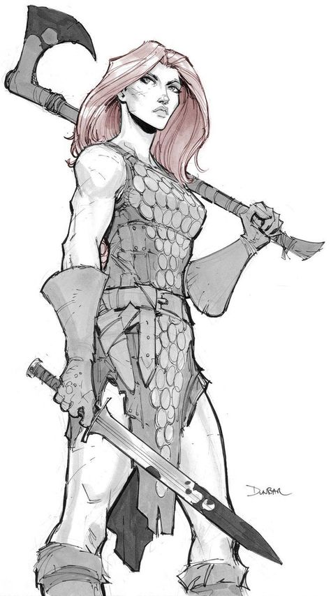 Max Dunbar, Fantasy Story Ideas, Fav Artist, Dungeons And Dragons Classes, Red Sonja, Figure Drawing Reference, Comic Book Artists, By Max, Female Character Design