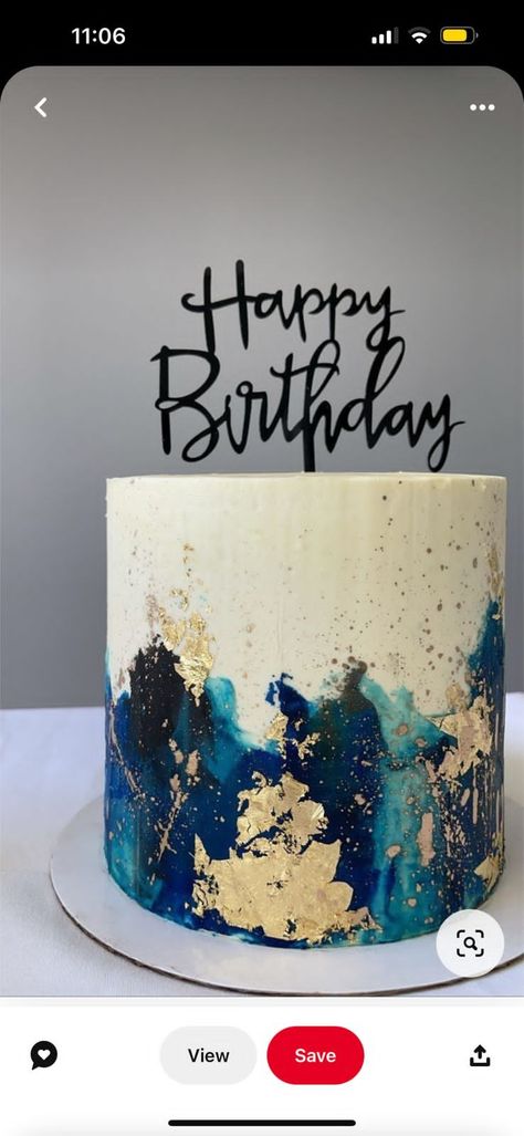 18th Birthday Cake For Guys, 21st Birthday Cake For Guys, Blue Drip Cake, 40th Birthday Cakes For Men, Birthday Cake For Women Simple, 12th Birthday Cake, Purple Cakes Birthday, Blue Birthday Cakes, 25th Birthday Cakes