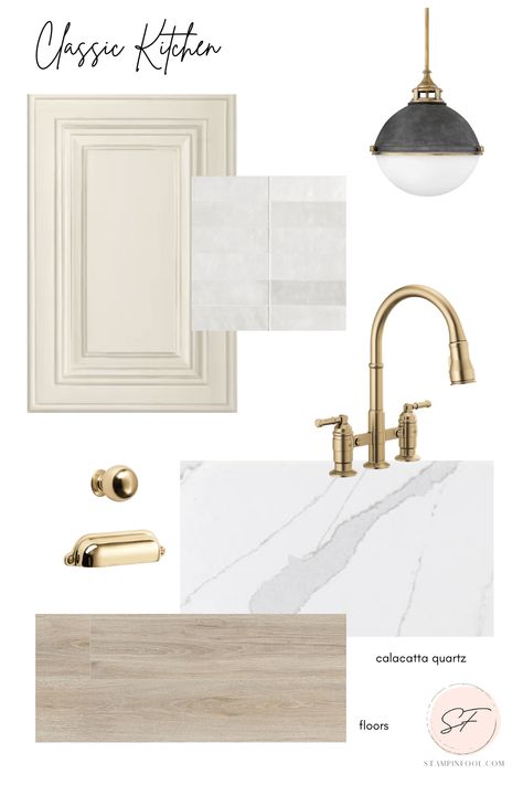 Timeless Kitchen Cabinets, Gold Finch, Off White Kitchens, Classic Kitchen Design, Warm Kitchen, 2024 Kitchen, Kitchen Mood Board, Best Kitchen Cabinets, Timeless Kitchen