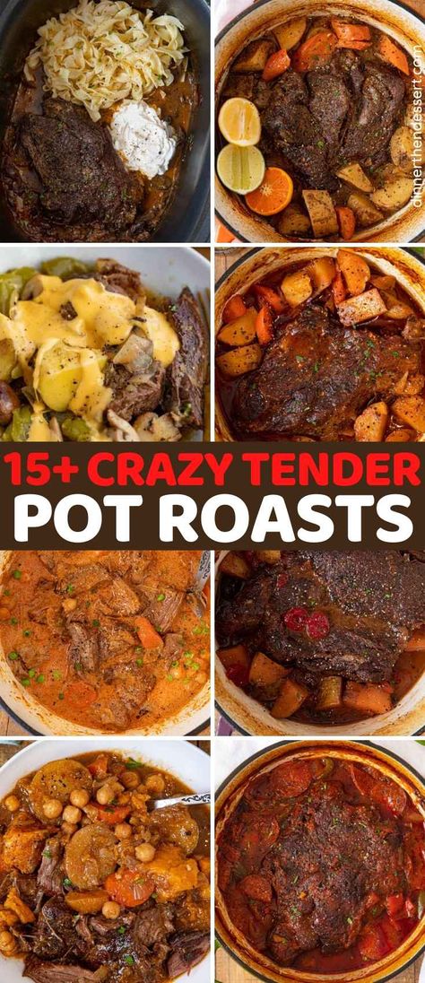 Roast Beef Crock Pot Recipes, Pot Roasts, Crockpot Roast Recipes, Roast Beef Dinner, Pot Roast Crock Pot Recipes, Easy Pot Roast, Chuck Roast Recipes, Classic Pot Roast, Best Pot Roast