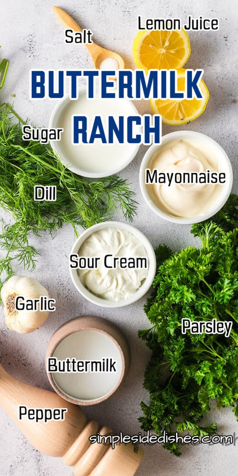 This homemade Buttermilk Ranch is a classic dressing that elevates any dish. Creamy, tangy, and bursting with fresh herbs, this recipe gives you all the flavors you love while making your own dressing. #numstheword #buttermilkranchrecipe #buttermilkranch #buttermilkranchdressing #buttermilkranchdressingrecipe #homemadebuttermilkranchdressing #buttermilkranchsauce #homemadebuttermilkranch #homemaderanchdressingwithbuttermilk #buttermilkranchsaladdressing #bestbuttermilkranchdressing Homemade Ranch Dressing With Buttermilk, Buttermilk Ranch Recipe, Buttermilk Ranch Dressing Hidden Valley, Joanna Gaines Buttermilk Ranch Dressing, What Can You Make With Buttermilk, Recipes That Call For Buttermilk, Outback Ranch Dressing, Ranch Dressing Recipes, Buttermilk Dressing Recipe