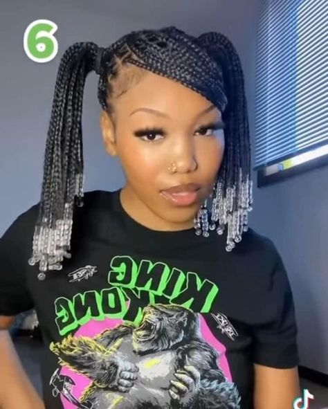 Box Braids Hairstyles Short, Braids Hairstyles Short, Sleek Braided Ponytail, Black Kids Braids Hairstyles, Short Hair Designs, Weave Hairstyles Braided, Cute Box Braids, Short Box Braids Hairstyles, Natural Hair Bun Styles