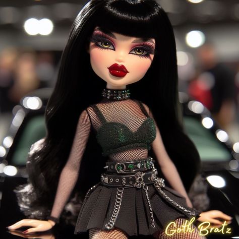 Goth Bratz Doll, Goth Baddie Aesthetic, Brats Aesthetic, Goth Bratz, Goth Baddie, Corporate Baddie, Goth Subculture, Baby Bats, Baddie Aesthetic