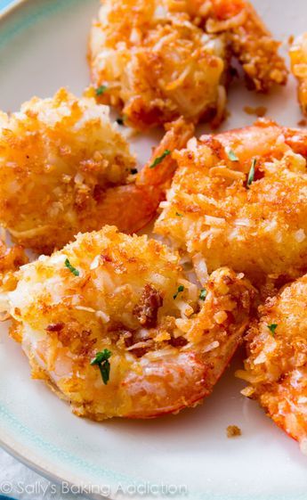 This is the best coconut shrimp recipe I've tried and you won't believe how easy it is! sallysbakingaddiction.com Easy Coconut Shrimp, Coconut Shrimp Recipe, Baked Shrimp Recipes, Canned Pumpkin Recipes, Coconut Shrimp Recipes, Savory Pumpkin Recipes, Shrimp Recipes Healthy, Shrimp Recipes For Dinner, Shrimp Dishes