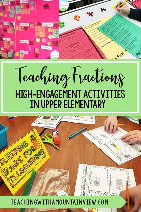 Fourth Grade Fractions Activities, Fraction Projects 3rd Grade, 5th Grade Fractions Activities, Fraction Project, Fractions Project, Fun Fractions Activities, Third Grade Fractions, 4th Grade Fractions, Fraction Lessons