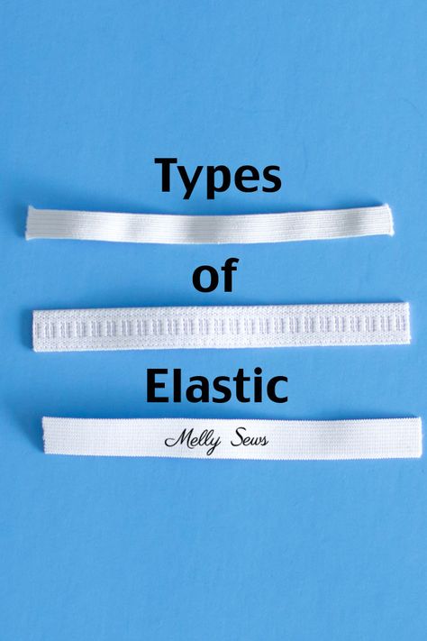 Types of Elastic and When to Use Them - Melly Sews Fat Quarter Projects, Sew Ins, Beginner Sewing Projects Easy, Techniques Couture, Leftover Fabric, Fabric Baskets, Sewing Skills, Sewing Projects For Beginners, Love Sewing