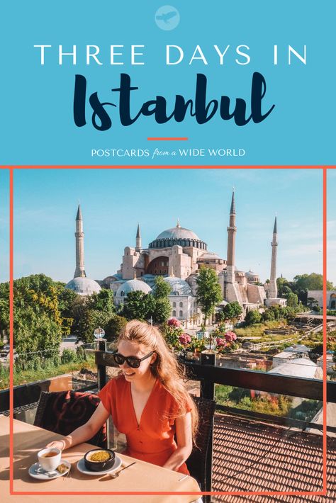 Check out this ultimate itinerary for three days exploring Istanbul! Turkey travel | Istanbul destinations | Instagrammable locations | Solo female travel Istanbul Itinerary, Istanbul Guide, Istanbul Travel Guide, The Blue Mosque, Visit Istanbul, Travel Istanbul, Istanbul Travel, Turkish Food, Blue Mosque