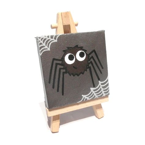 Cute Spider Acrylic Mini Painting £15.00