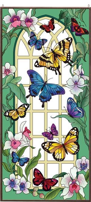 Butterfly Garden Art, Hemma Diy, Illustration Blume, Mosaic Pictures, Butterflies And Flowers, Butterfly Pictures, Pola Sulam, Mosaic Wall Art, Butterfly Painting