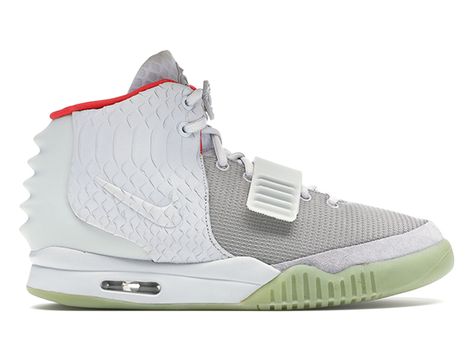 Men's Nike Air Yeezy 2 Sneakers in Wolf Grey/Pure Platinum Expensive Sneakers, Air Yeezy 2, Yeezy 2, Nike Yeezy, Air Yeezy, Adidas Outfit Shoes, Adidas Crazy, Street Style Shoes, Yeezy Shoes