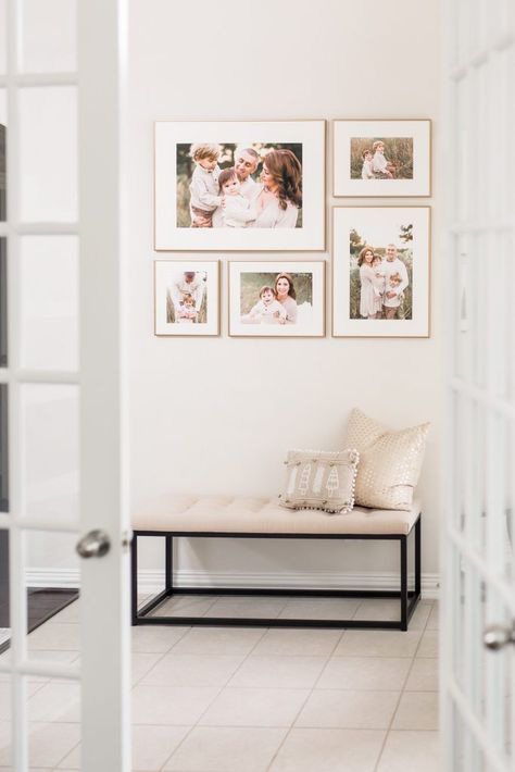 Wedding Gallery Wall, Family Photo Gallery Wall, Picture Wall Living Room, Wedding Photo Walls, Family Pictures On Wall, Gallery Wall Design, Family Gallery Wall, Picture Gallery Wall, Family Photo Wall