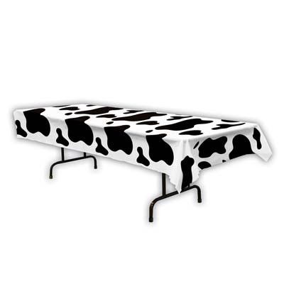 Western Cow Print Table Cover | 54" x 108" Farm Themed Party, Animal Theme Birthday, Farm Animals Theme, Cowboy Birthday Party, Barn Animals, Western Theme Party, Cow Spots, Wilde Westen, Western Parties