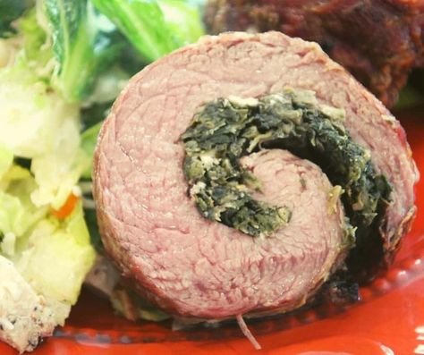 Air Fryer Flank Steak Pinwheels - Fork To Spoon Air Fryer Flank Steak, Simple Garden Salad, Flank Steak Pinwheels, Flank Steak Rolls, Steak Roll Ups, Air Fry Steak, Steak Pinwheels, Steak Rolls, Frozen Steak