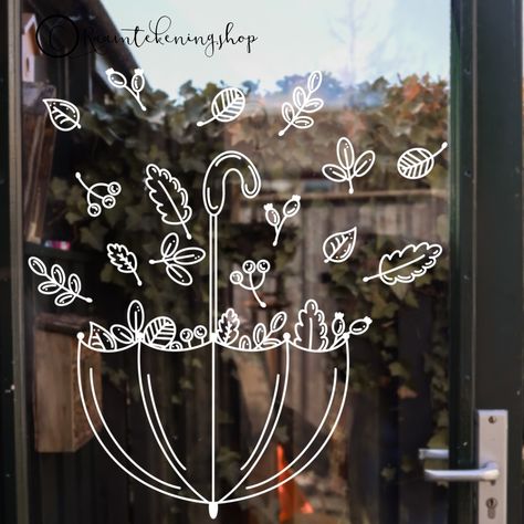 Fall Window Marker Art, Fall Window Chalk Art, November Window Art, Autumn Window Drawing, November Window Display, Thanksgiving Window Art, Window Marker Ideas, Thanksgiving Window Display, Autumn Window Art