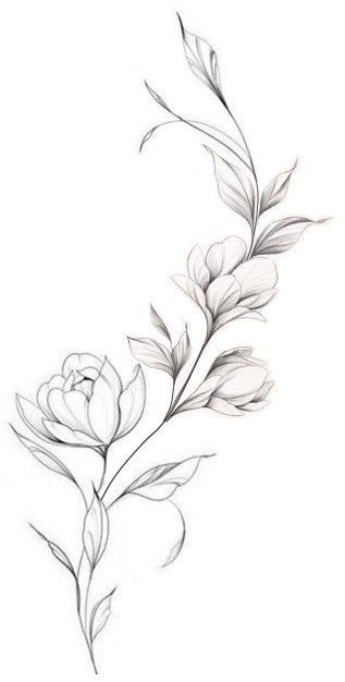 Floral Vine Back Tattoo, Cute Flower Tattoos On Arm, Tulip Vine Tattoo, Fine Line Upper Arm Tattoo, Small Hummingbird Tattoo Simple, Fine Line Peony Tattoo, Flower Vine Tattoos, Clavicle Tattoo, Tre Kunst