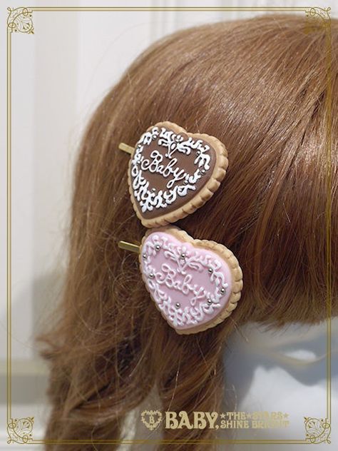 Choco Biscuit, Neapolitan Ice Cream, Chocolate Girls, Baby The Stars Shine Bright, Sweet Lolita, Head Accessories, J Fashion, Hair Pin, Lolita Fashion