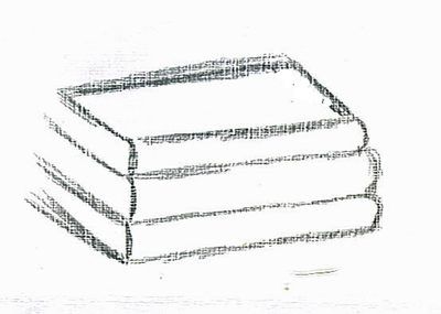 At this stage you can easily start over if you have to. How To Draw Books, Draw Books, Book Drawing, Light Touch, Stack Of Books, Need You, Drawing Reference, To Draw, Doodles